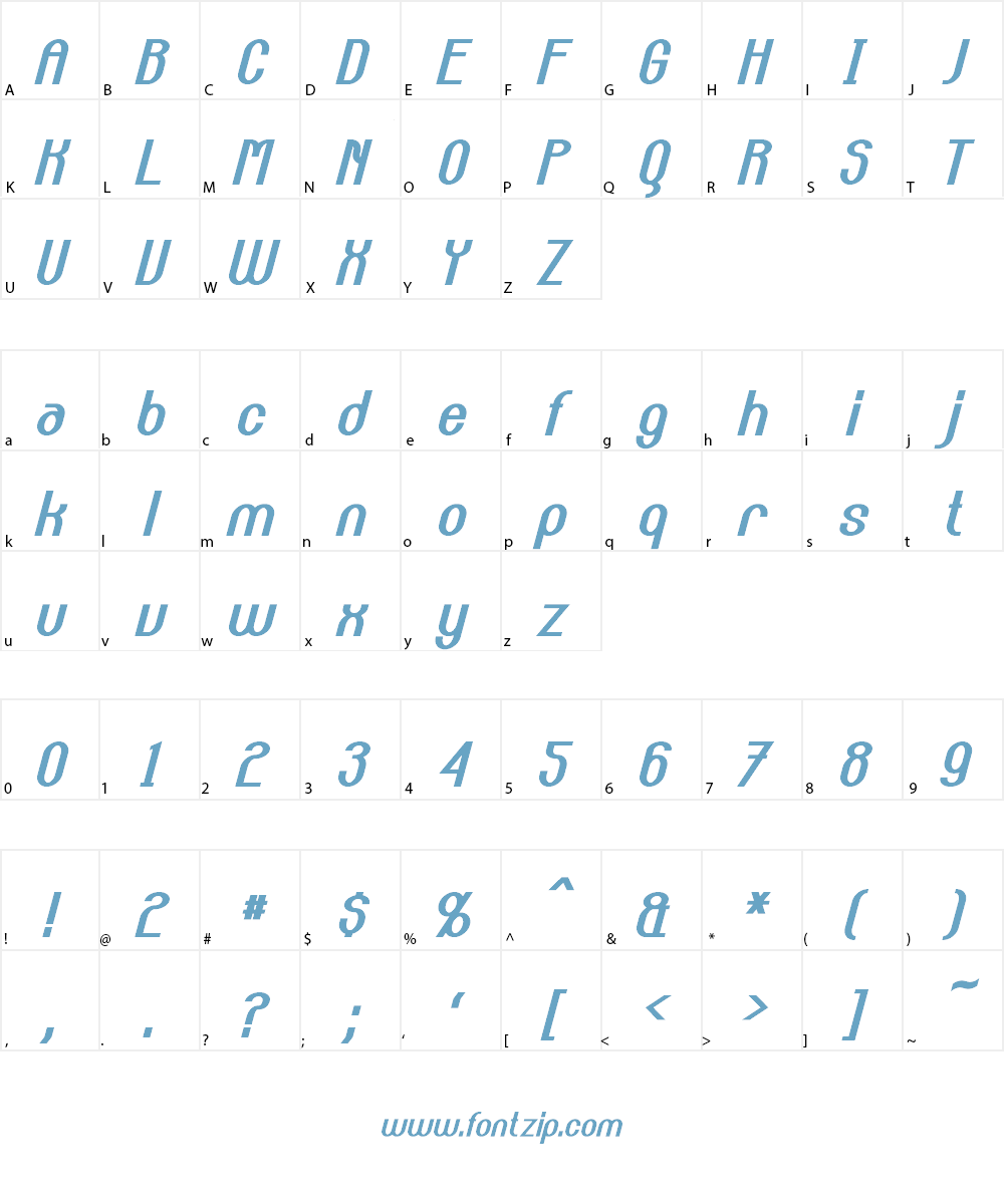 Carlton Font Character